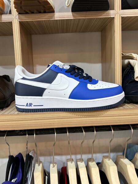 Baskets sport bleu blanc