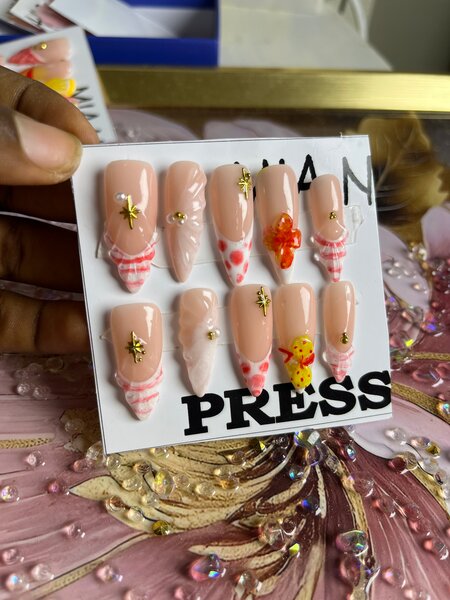 Ongles Press-On Design Été