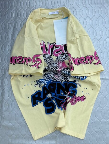 T-shirt streetwear jaune