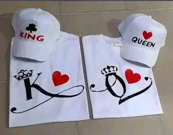 Ensemble T-shirt et Casquette King & Queen