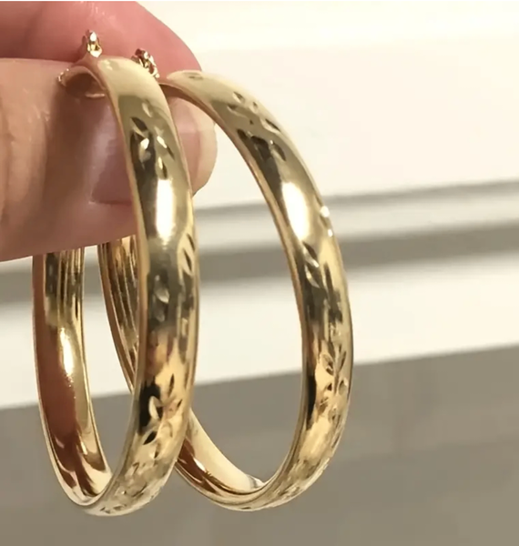 Boucles Créoles Dorées