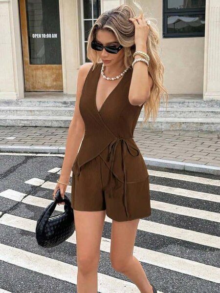 Combinaison Short Femme Été