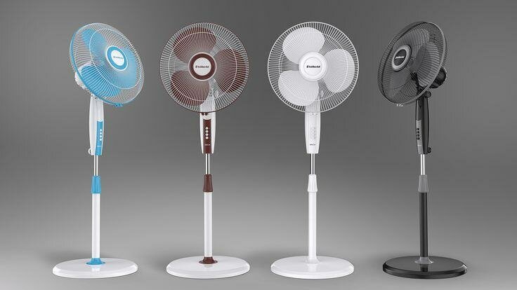 Ventilateur sur pied réglable