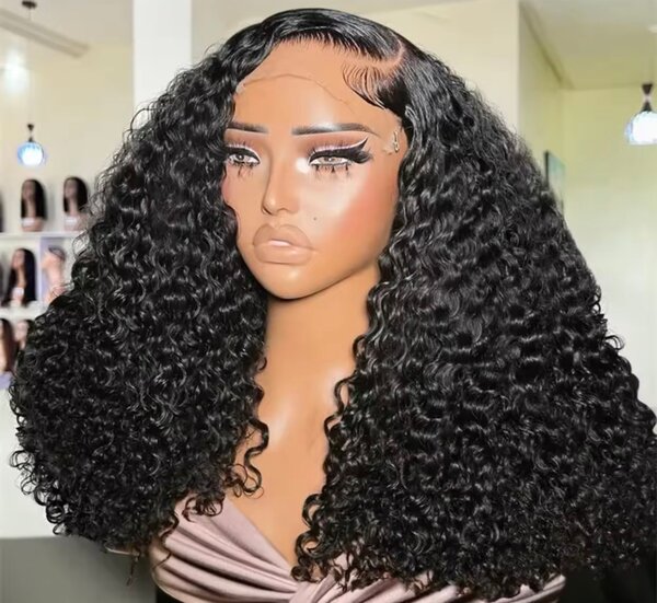 Perruque Bouclée Volume Naturel