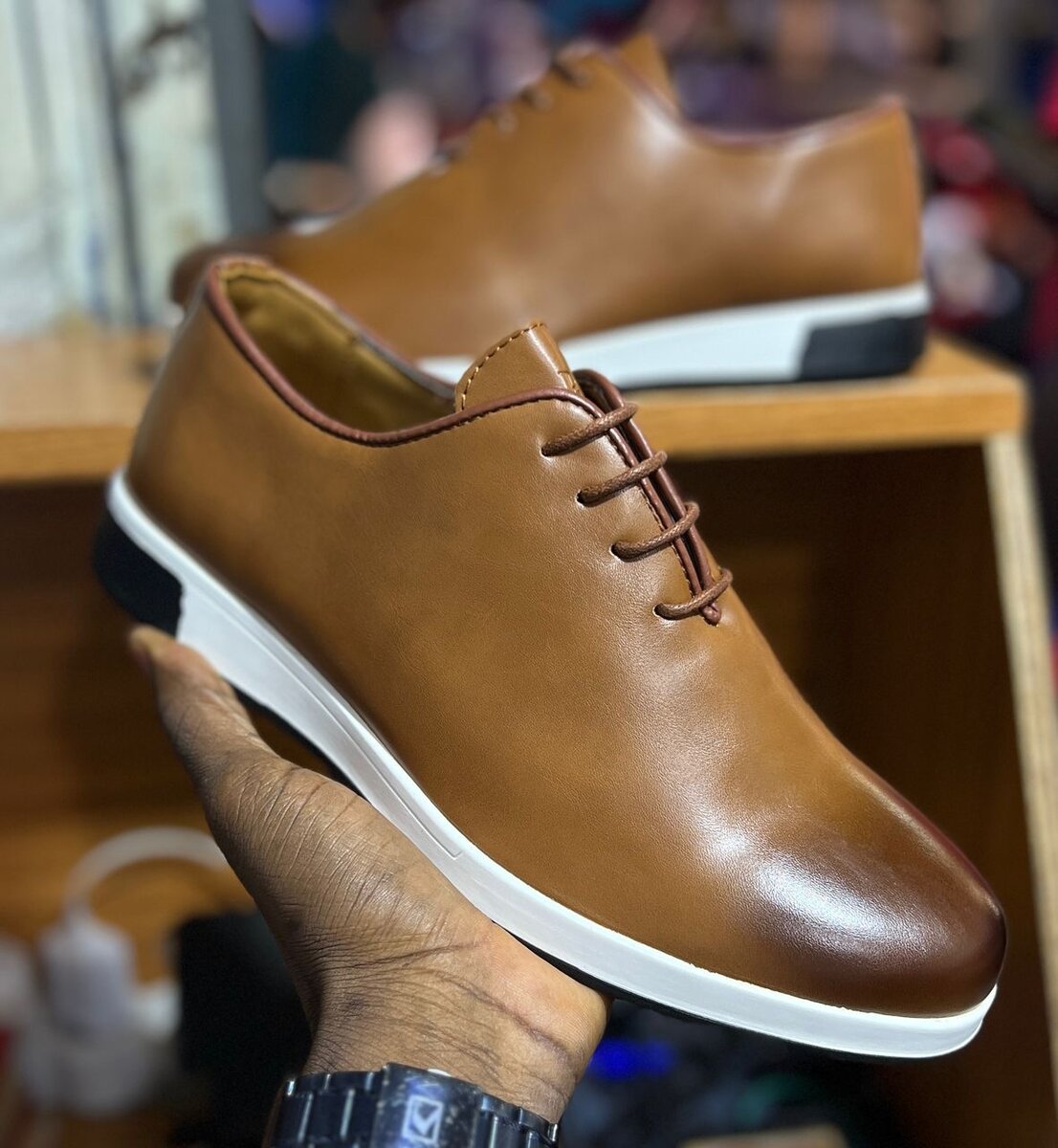 Chaussures en cuir élégantes