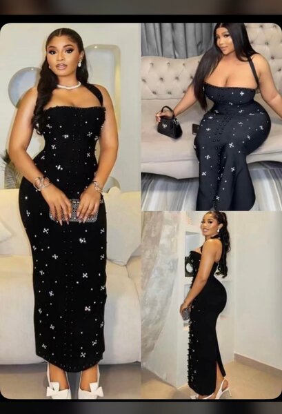 Robe Noire Glamour Chic