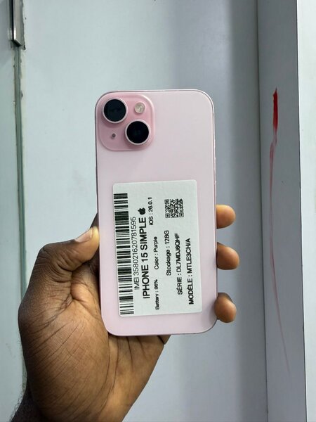 iPhone 15 Simple 128 go Rose