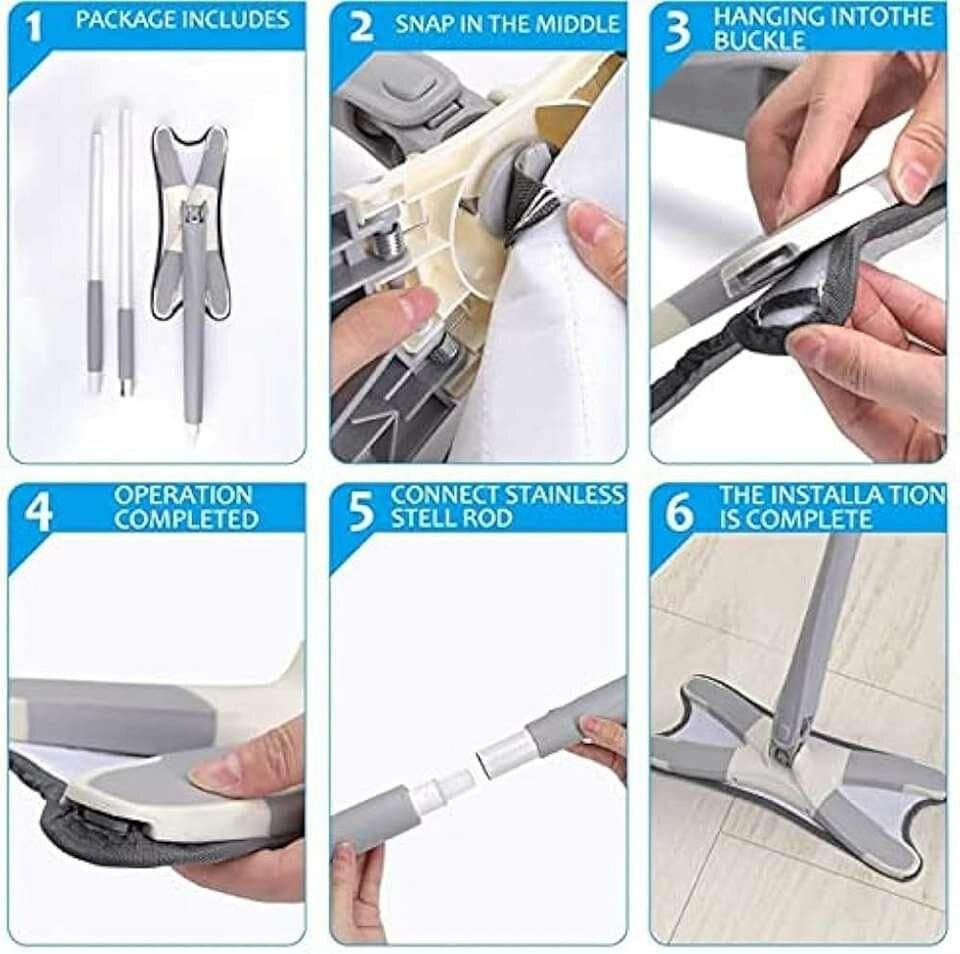 Balai télescopique microfibre