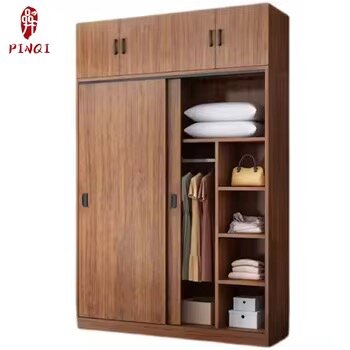 Armoire en bois PINGI avec rangements