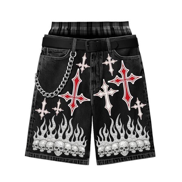 Shorts en jeans déchirés pour hommes