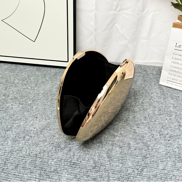 Clutch soirée doré élégant