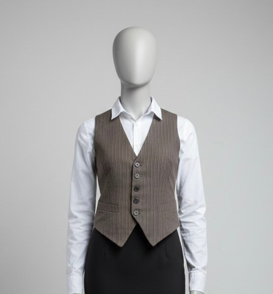 Gilet Femme Élégant Rayé