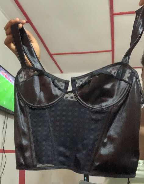 Corset bustier dentelle