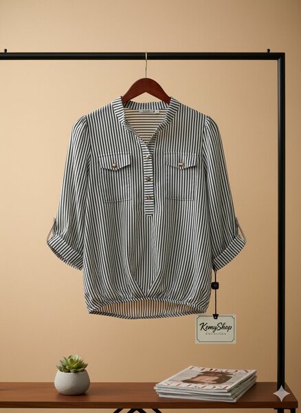 Blouse rayée élégante