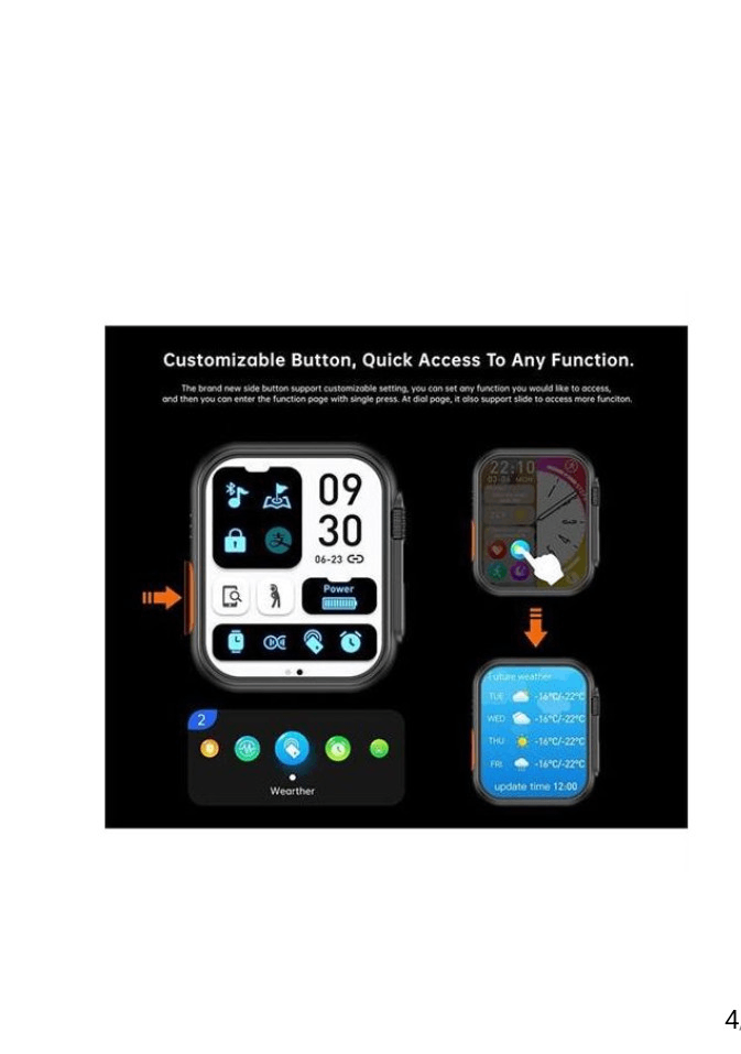 Montre connectée étanche