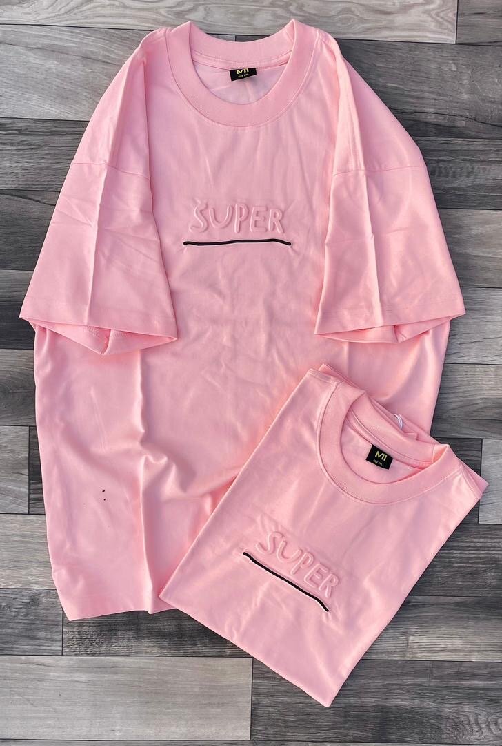 Ensemble T-shirt rose pour homme