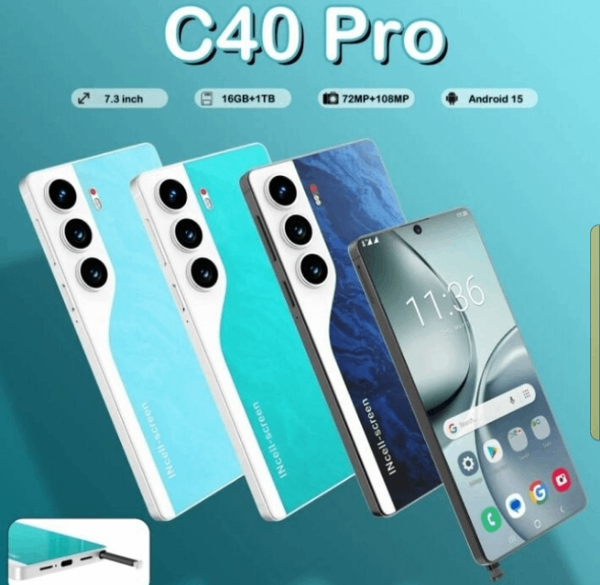 Smartphone C40 Pro 7.3"