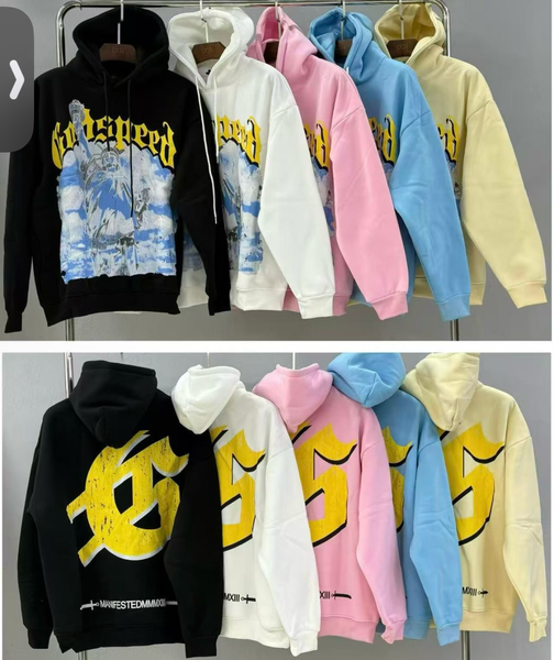 Sweats à capuche multicolores pour homme