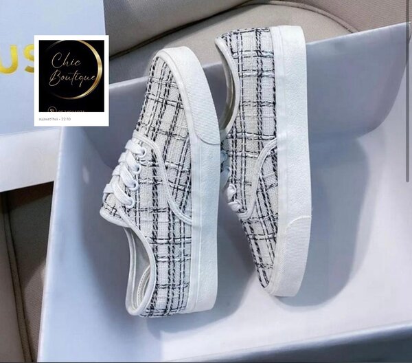 Baskets Tartan Chic