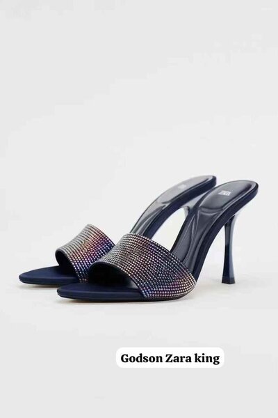 Sandales à talons étincelantes