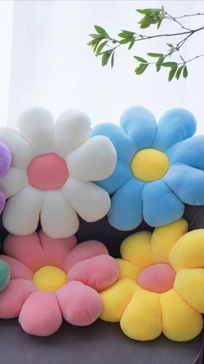 Coussin Fleur Décoratif