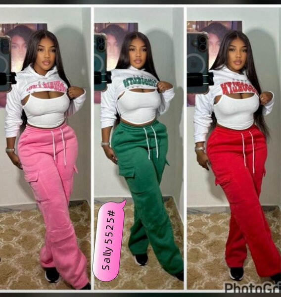 Jogging cargo femme ample et confortable