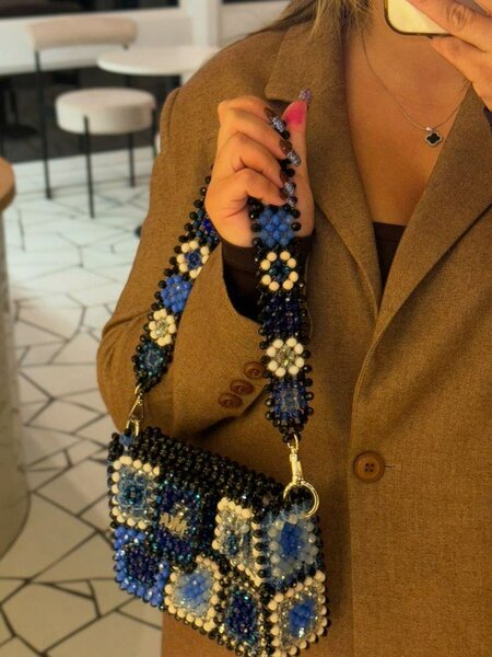 Sac en perles fait main