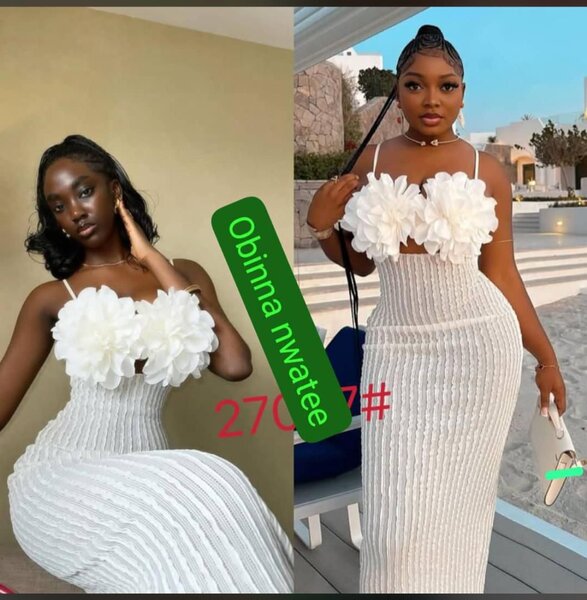 Robe élégante avec fleurs