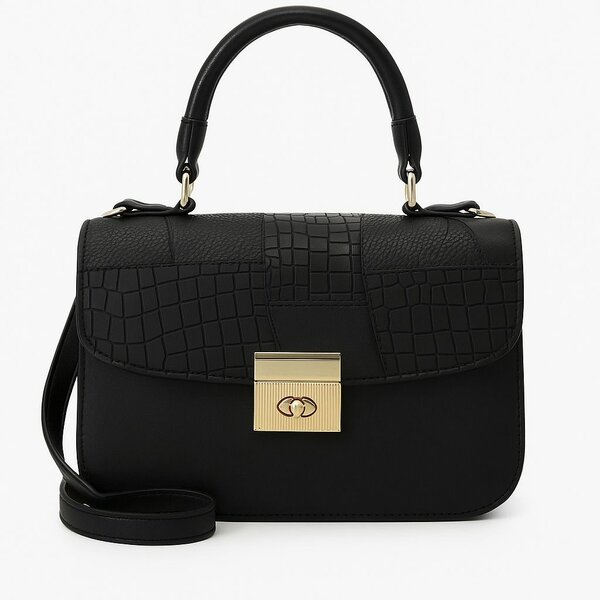 Sac à main élégant noir