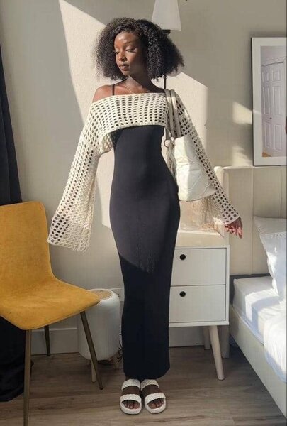 Couverture épaules crochet