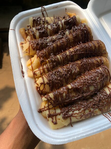 Crêpes au chocolat gourmandes