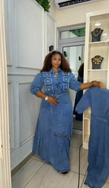 Robe en jean élégante