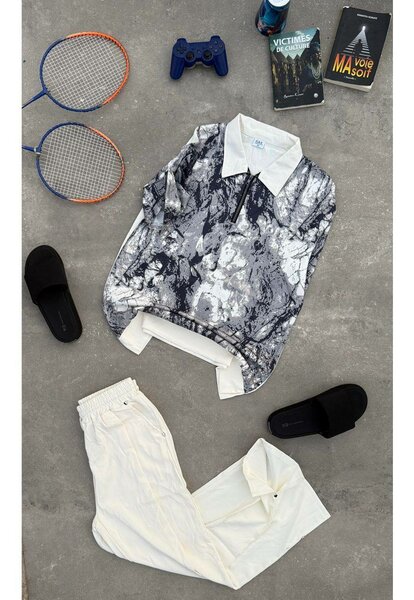 Chemise homme imprimée pour un style décontracté