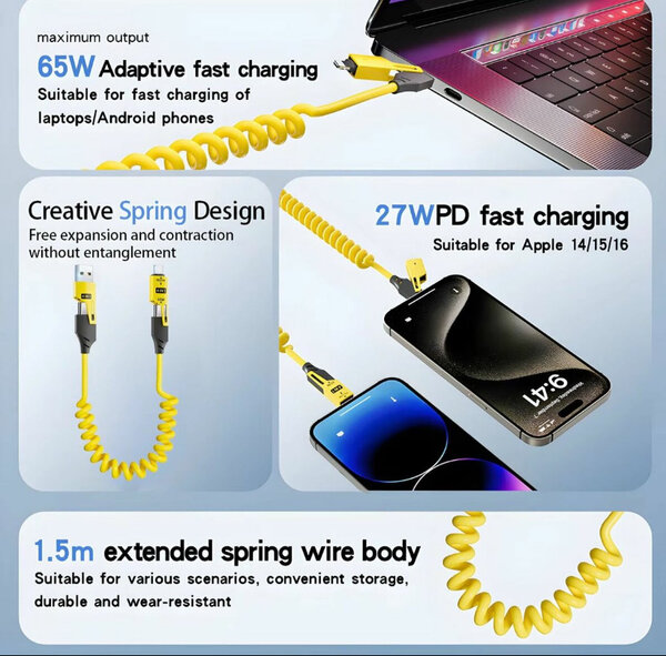 Câble Charge Rapide 65W