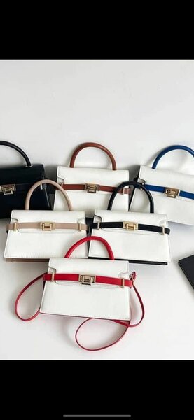 Sac à main femme blanc et couleur
