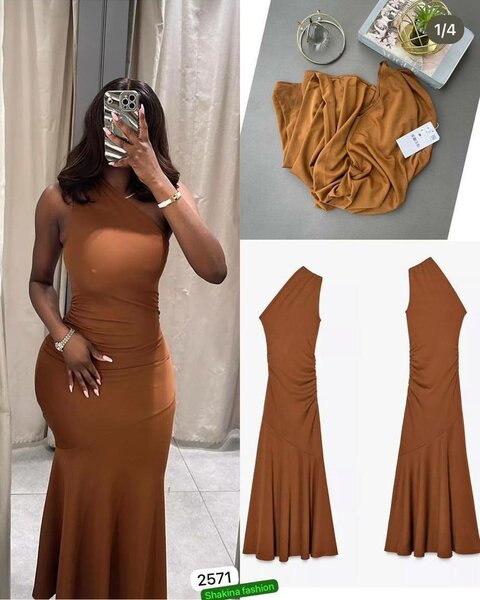 Robe élégante sans manches