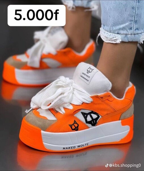 Baskets NAKED WOLFE Orange