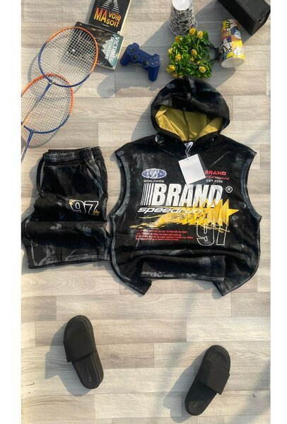 Veste de survêtement homme luxe noir