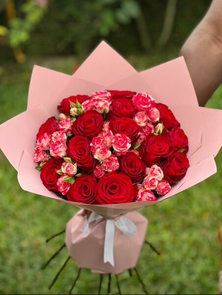 Bouquet de roses élégantes