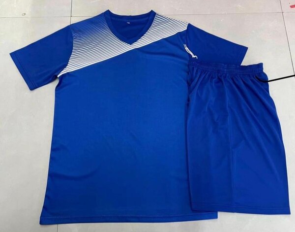 Ensemble foot homme bleu