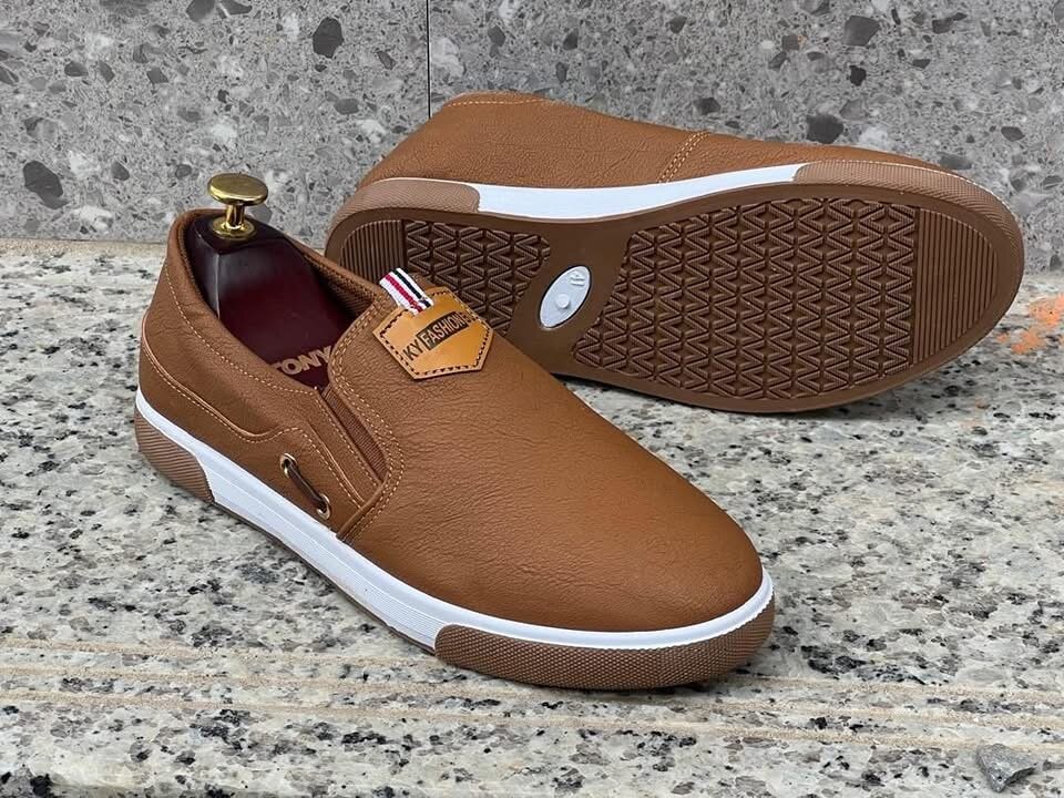 Chaussures décontractées pour hommes en cuir