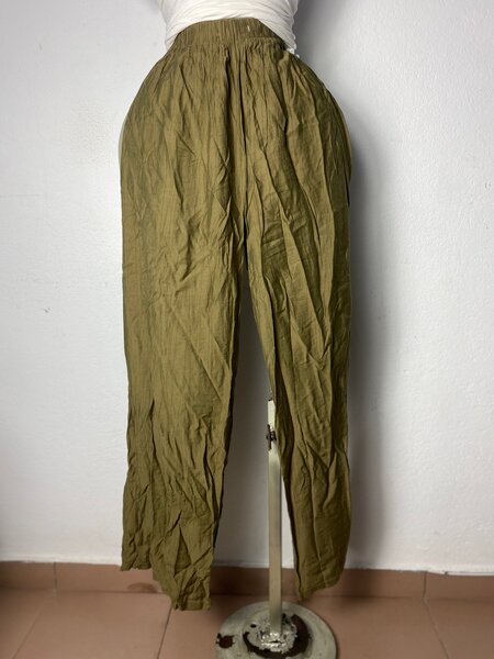 Pantalon ample en lin pour femme