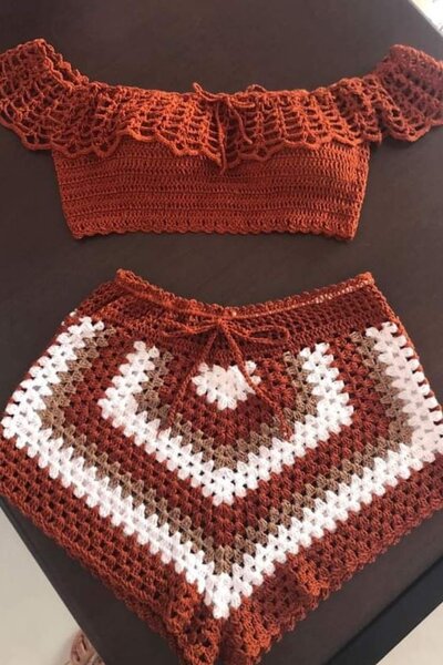 Ensemble Crochet Bohème Femme