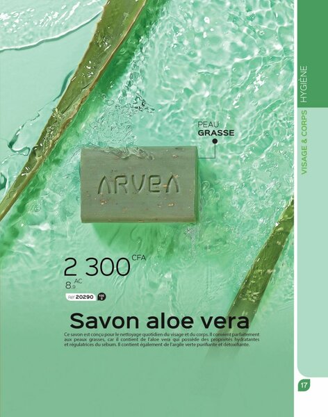 Savon Aloe Vera Peau Grasse