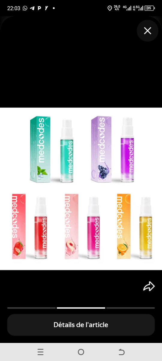 Spray buccal frais menthe