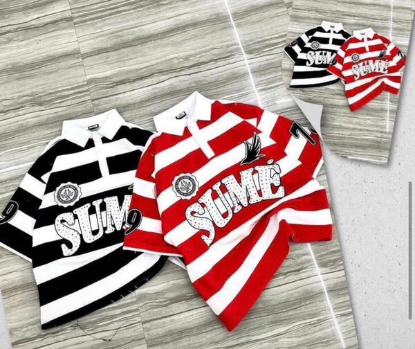 Polo rayé tendance homme