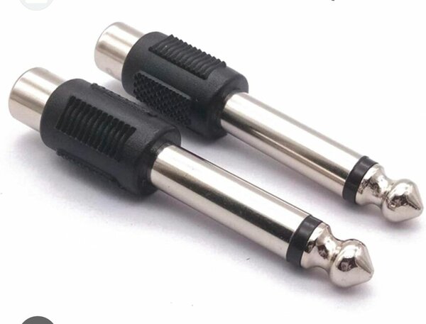 Adaptateur RCA Jack 6.35mm