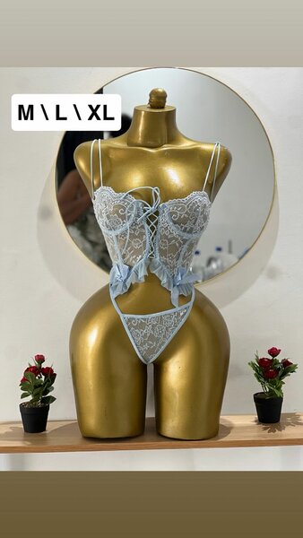 Ensemble Lingerie Noir Grande Taille