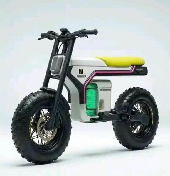 Moto électrique pliable tout-terrain