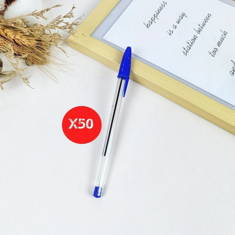 Stylo Bille Bleu Transparent